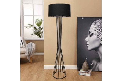 Designová stojanová lampa Fellini 155 cm černá