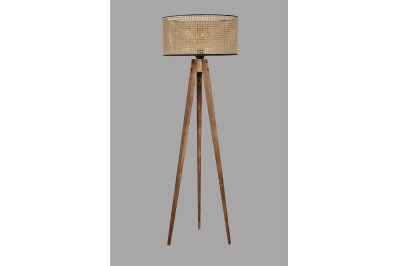 Designová stojanová lampa Tabitha II 153 cm hnědá