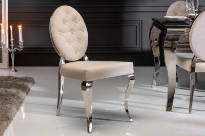 Designová židle Rococo II béžová