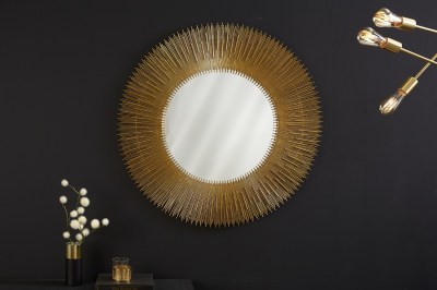 Designové nástěnné zrcadlo Letisha 92 cm zlaté