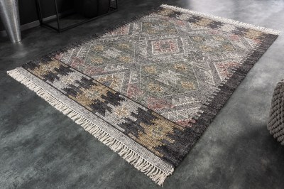 Designový koberec Pahana 230 x 160 cm vícebarevný šedý - vlna