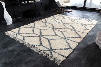 Designový koberec Sadiya 230 x 160 cm béžovo-modrý