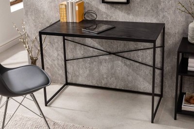 Designový psací stůl Maille 100 cm černý jasan