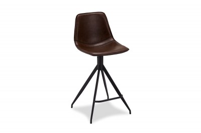 Designová barová židle Aeron, tmavohnědá