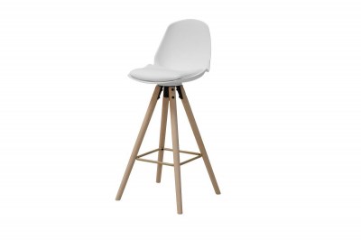 Designová barová židle Nerea bílá