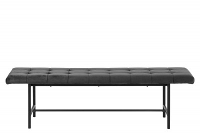 Designová lavice Nerida tmavě šedá
