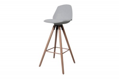 Designová pultová stolička Nerea šedá