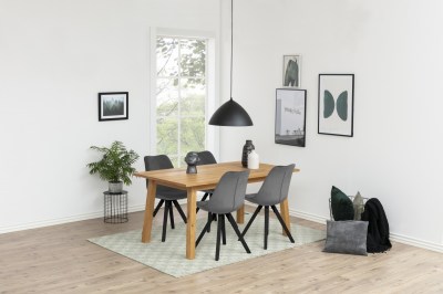 Dizajnová stolička Nascha, tmavo šedá čierna