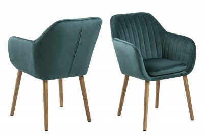 Designová židle Nashira lahvově zelená VIC