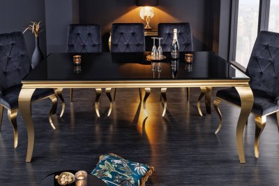 dizajnovy-jedalensky-stol-rococo-200-cm-cierny-zlaty-1