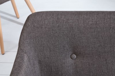 Dizajnová lavica Sweden tmavo sivá 