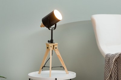 Designová stolní lampa Telescope / černá