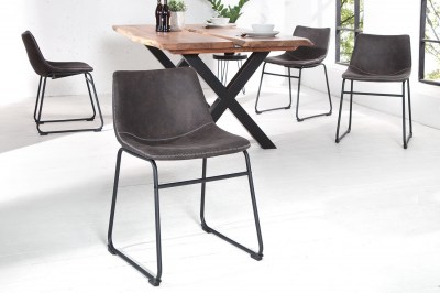 Designová stolička Ester / vintage šedá