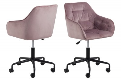 Kancelářská židle Alarik růžová