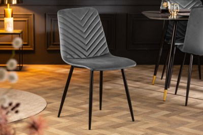 Designová židle Argentinas šedá