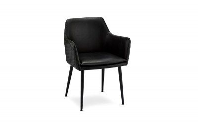 Moderní židle Abaddon, černá
