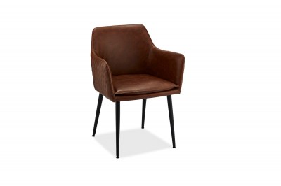 Moderní židle Abaddon, světlehnědá