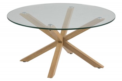 Moderní konferenční stolek Ajami imitace dubové dřevo