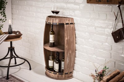 Regál na víno Winebar 79 cm přírodní