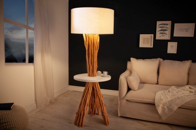 Stojanová lampa Kash 153 cm náplavové dřevo