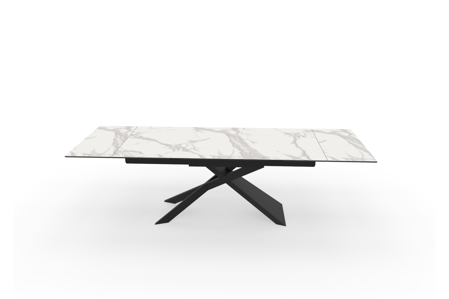 Roztahovací keramický stůl Natasha 180-220-260 cm šedý 