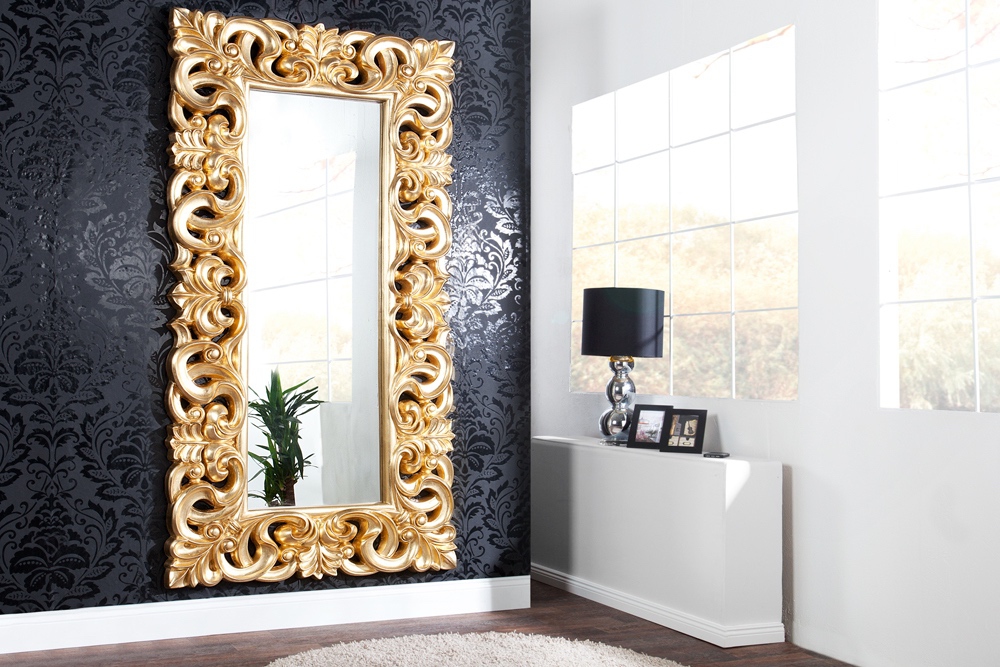 Levně LuxD Zrcadlo Veneto zlaté Antik 180cm